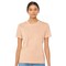 BELLA + CANVAS Women’s Relaxed Crew Neck Short Sleeve Jersey Tee for Everyday & Custom Print Fashion Top